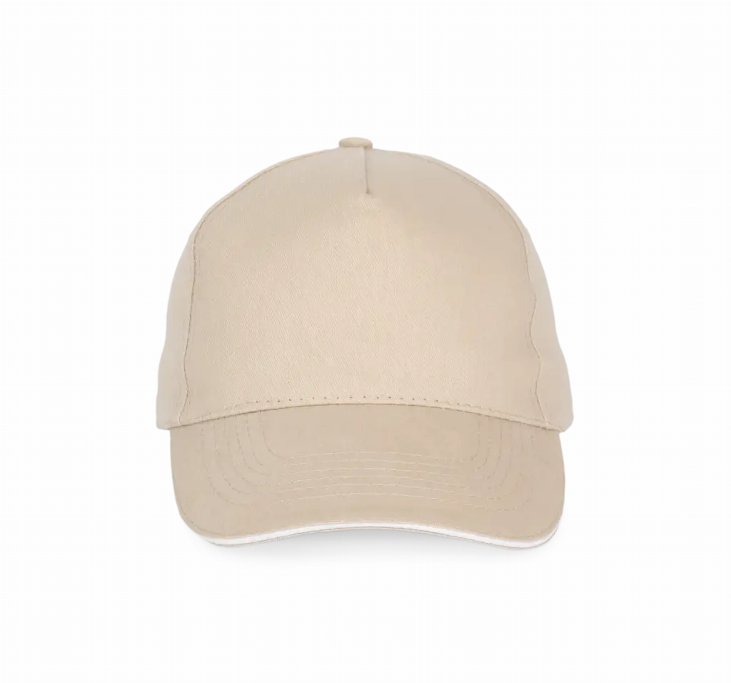 Custom 5-Panel Cap KP124 Piping Brushed Cotton One-size — product photo 6