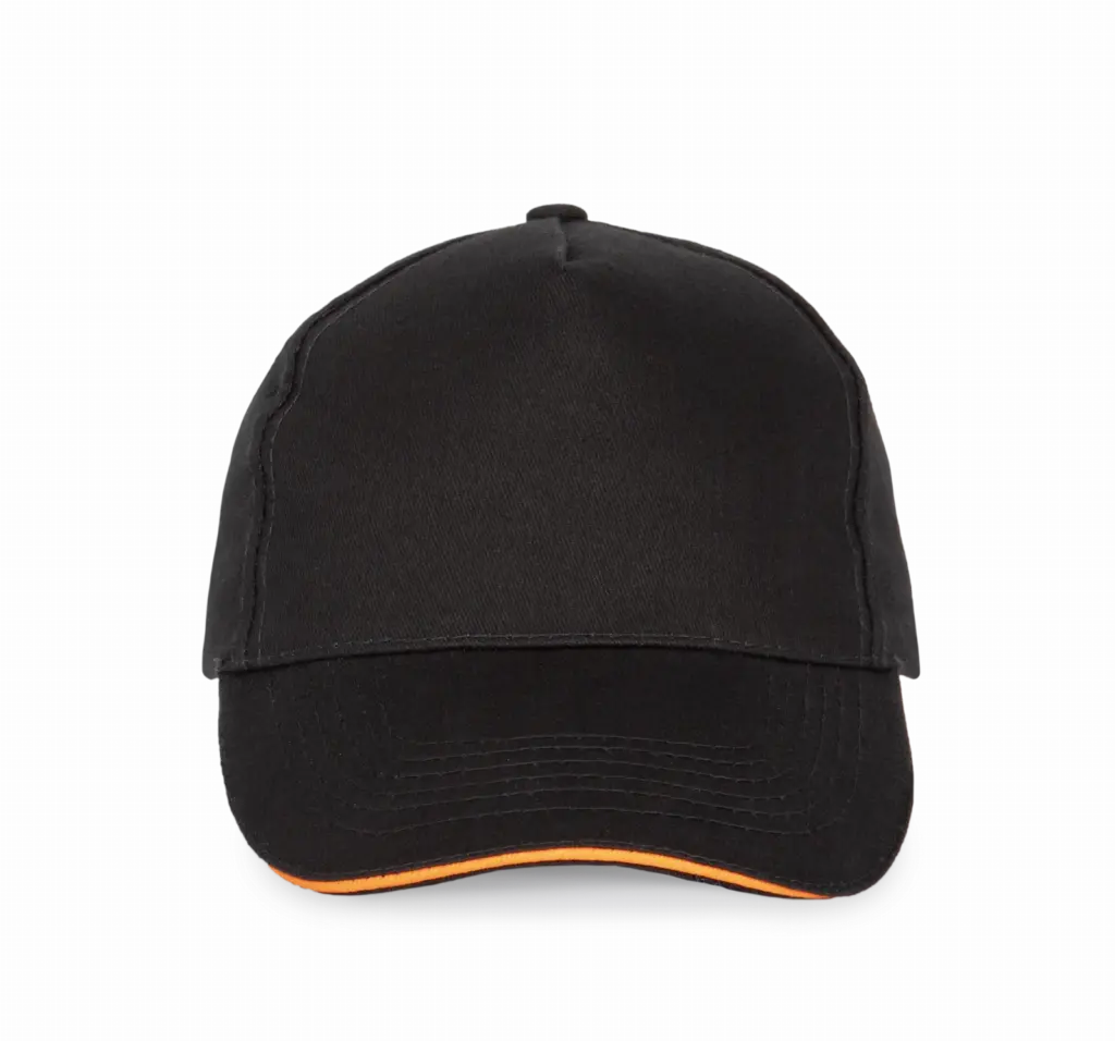 Custom 5-Panel Cap KP124 Piping Brushed Cotton One-size — product photo 9