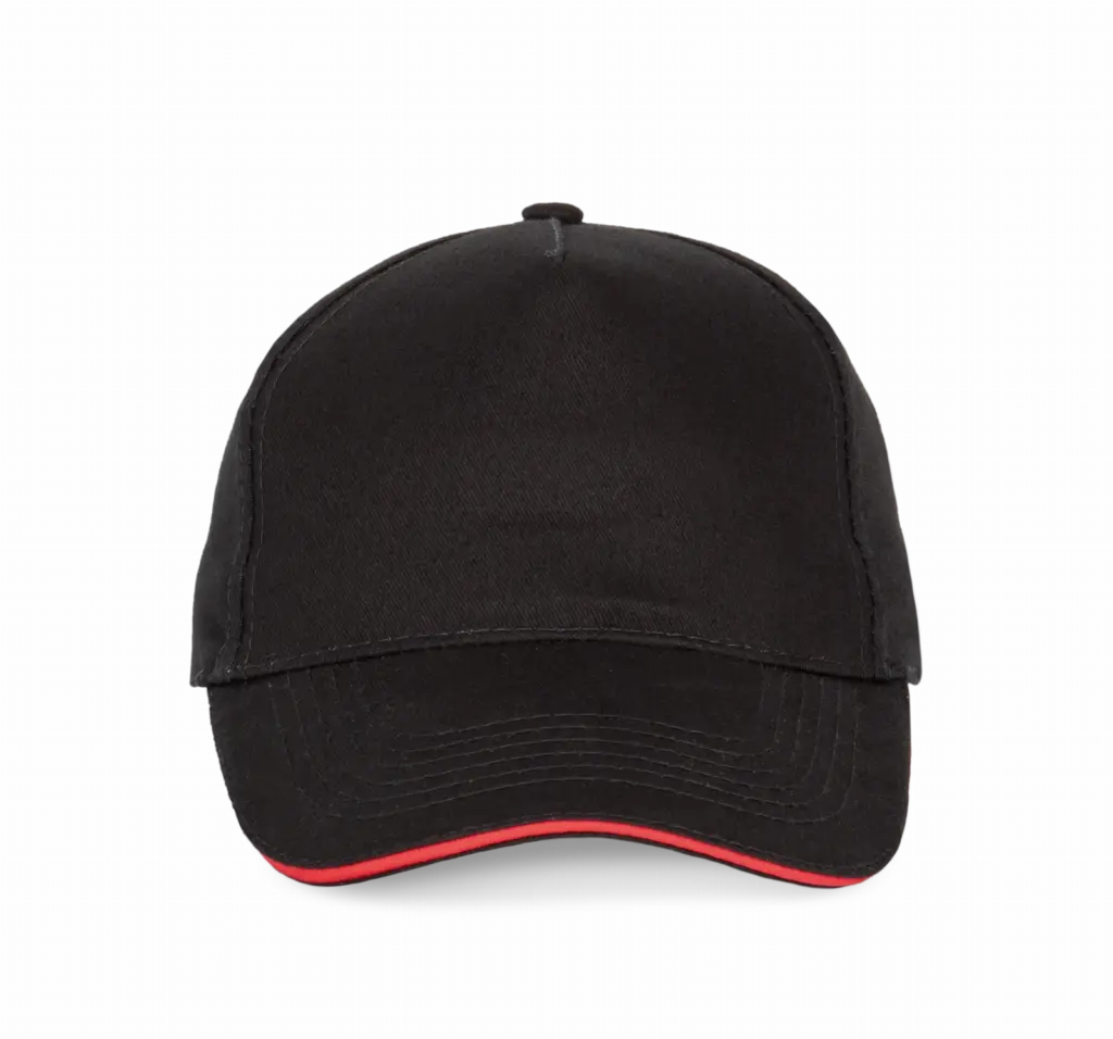 Custom 5-Panel Cap KP124 Piping Brushed Cotton One-size — product photo 10