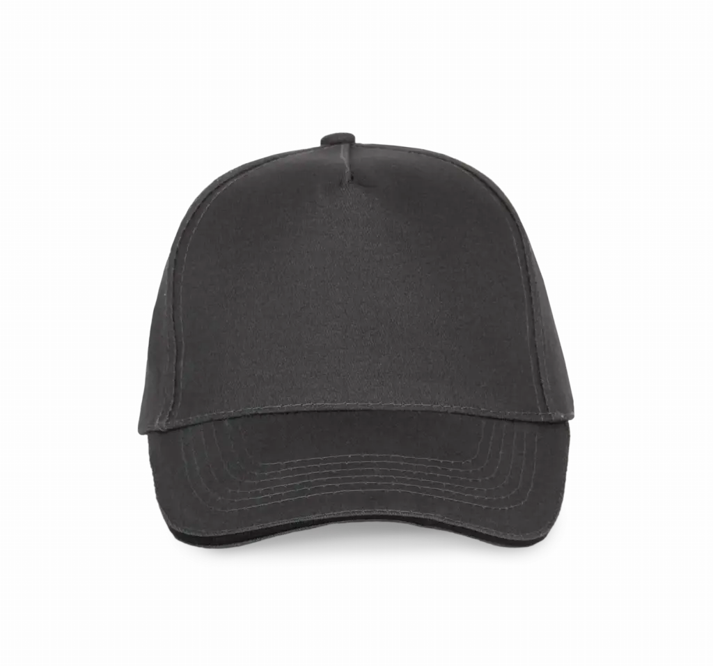 Custom 5-Panel Cap KP124 Piping Brushed Cotton One-size — product photo 12