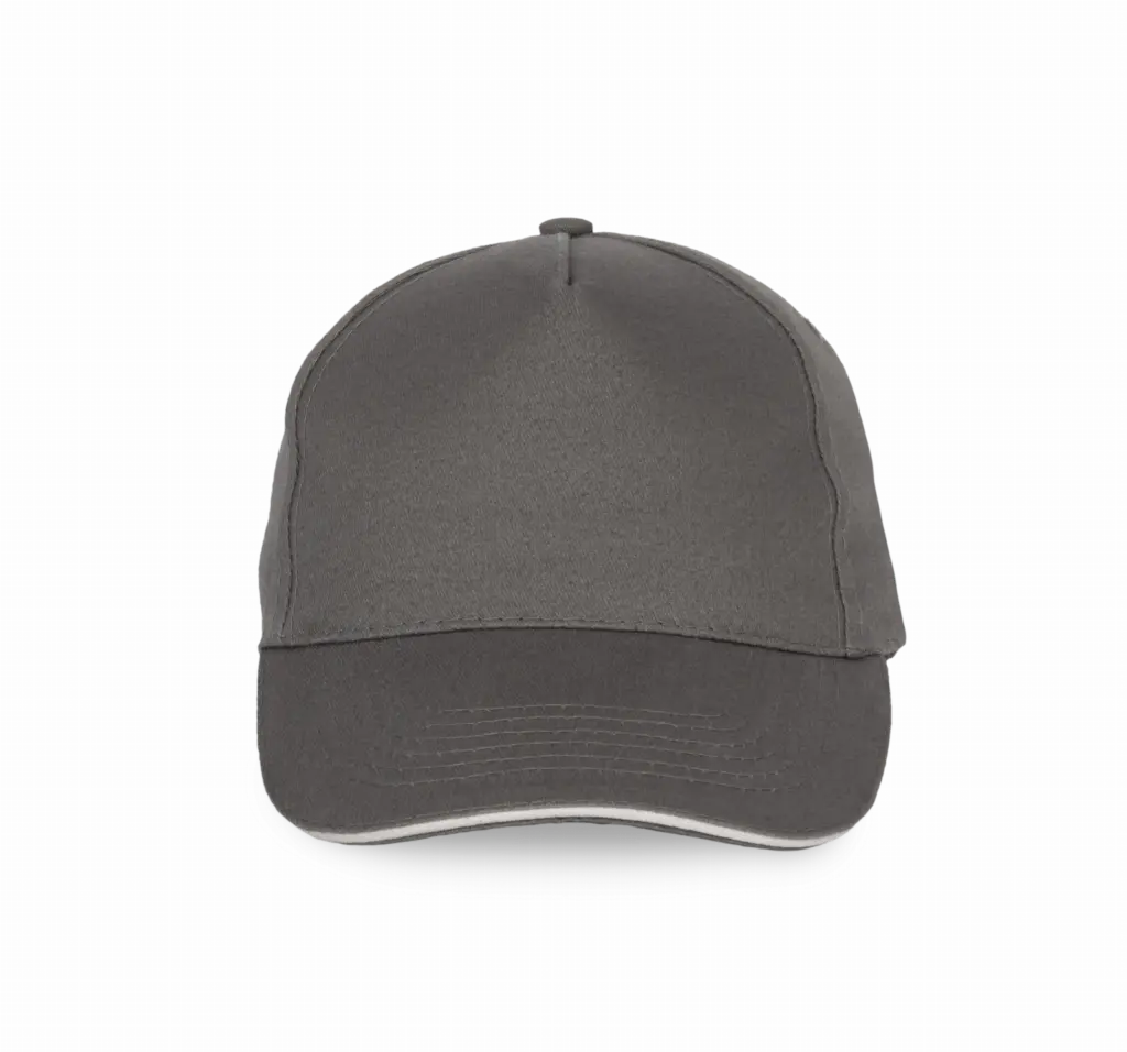 Custom 5-Panel Cap KP124 Piping Brushed Cotton One-size — product photo 19
