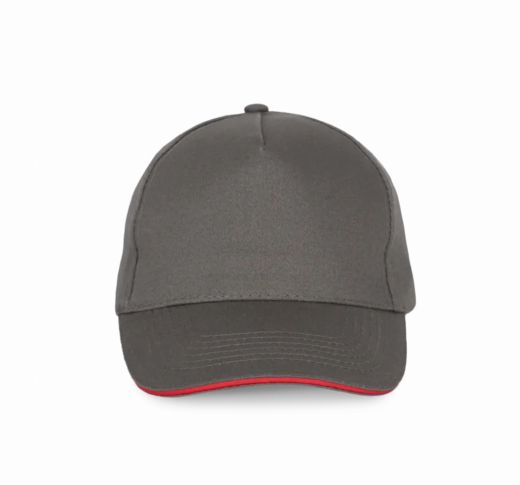 Custom 5-Panel Cap KP124 Piping Brushed Cotton One-size — product photo 20