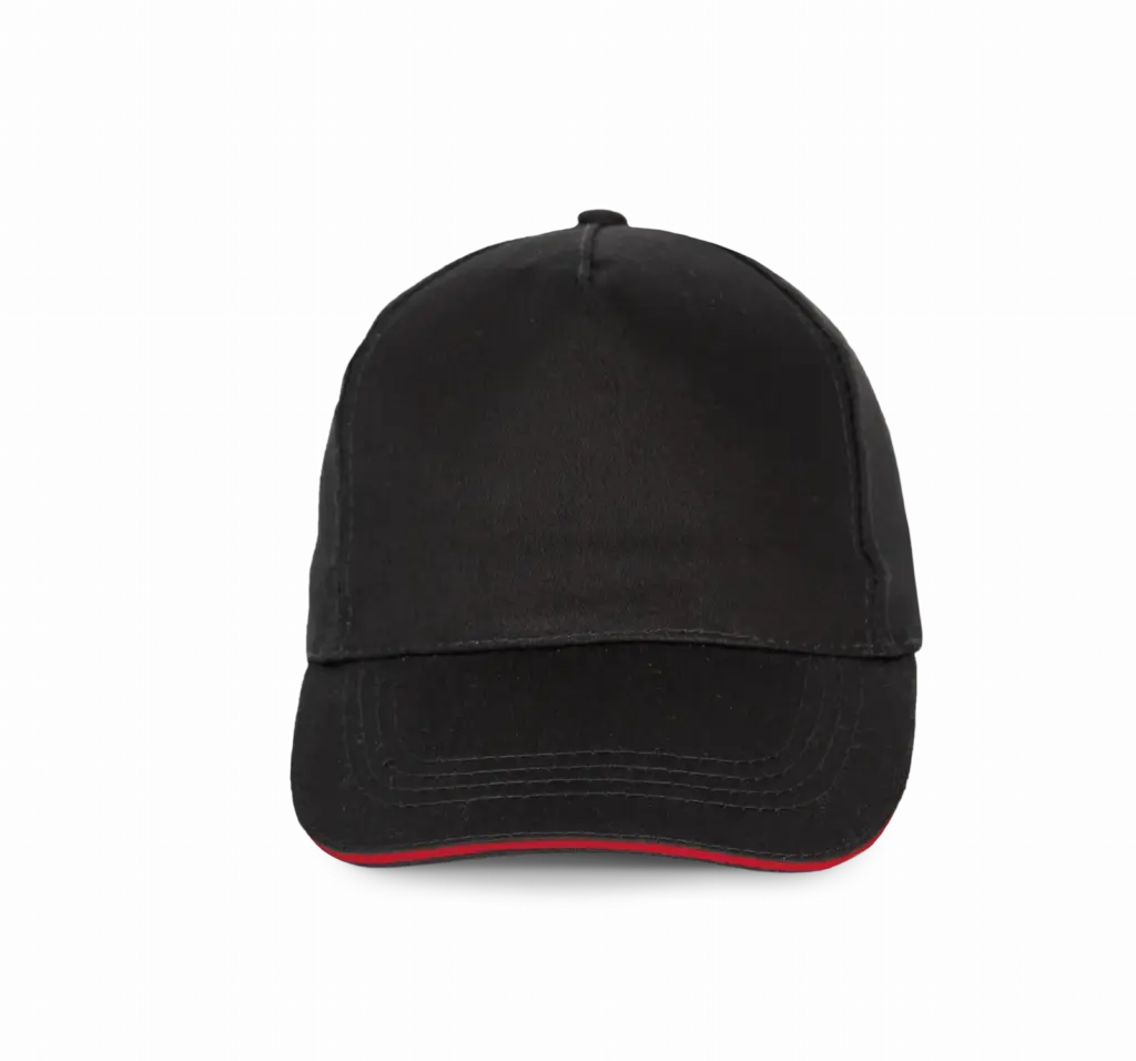 5-Panel Cap KP130 Bedrucken Baumwolle Sandwich-Peak One-size — Produktfoto 6