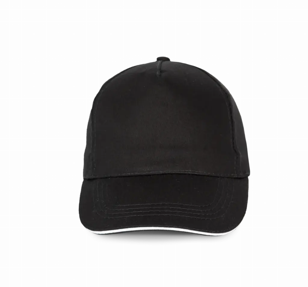 5-Panel Cap KP130 Bedrucken Baumwolle Sandwich-Peak One-size — Produktfoto 7