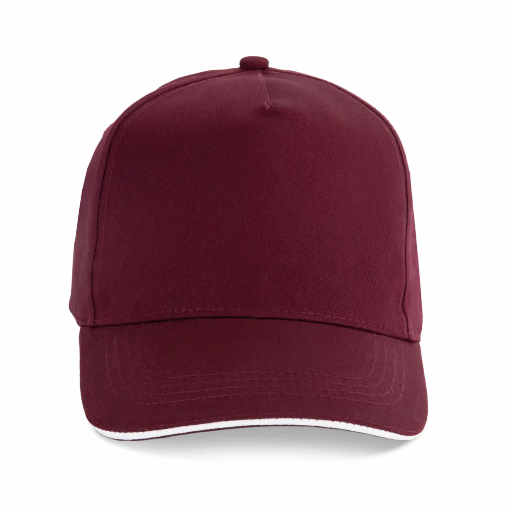 5-Panel Cap KP130 Bedrucken Baumwolle Sandwich-Peak One-size — Produktfoto 8