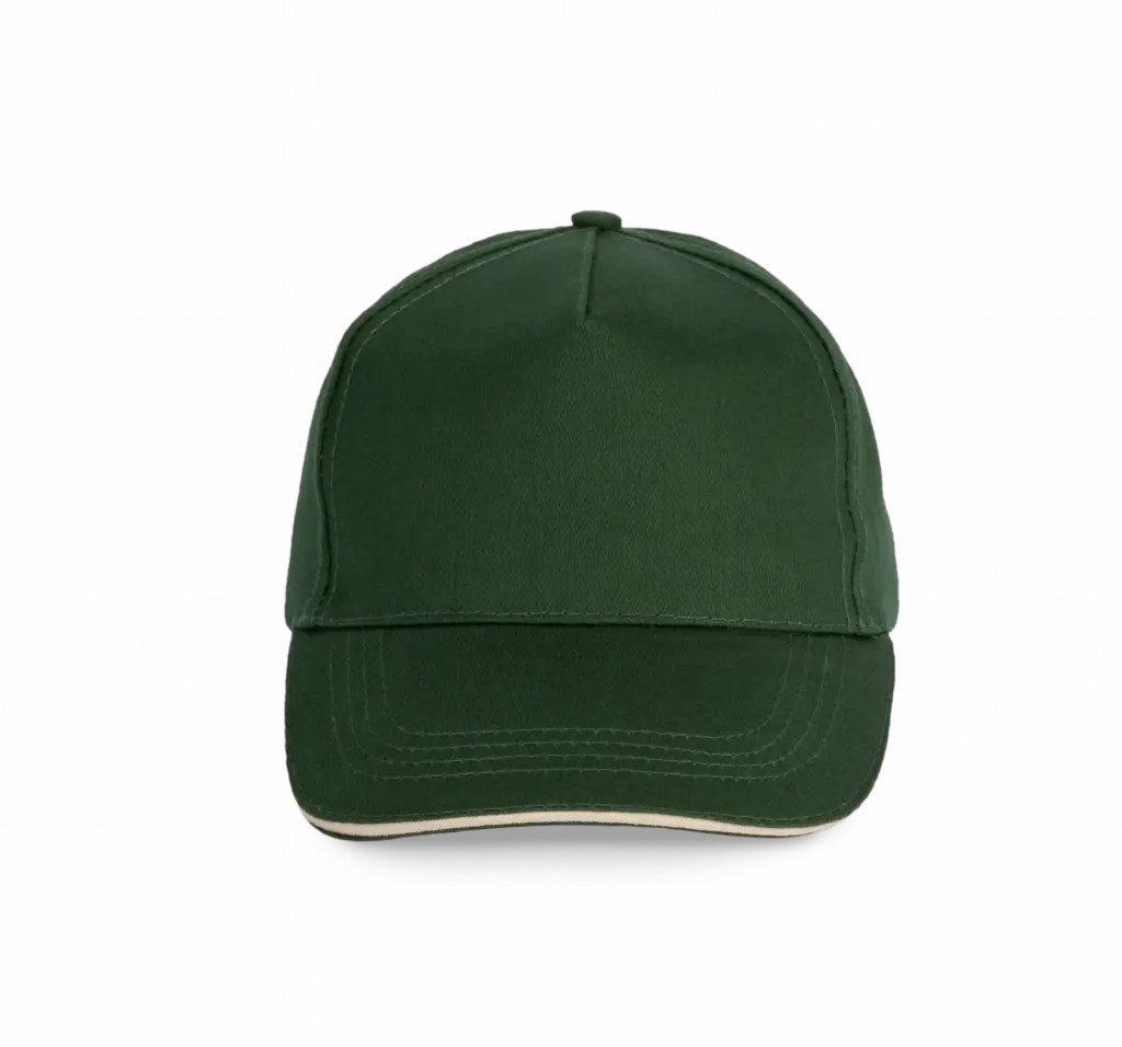 5-Panel Cap KP130 Bedrucken Baumwolle Sandwich-Peak One-size — Produktfoto 11