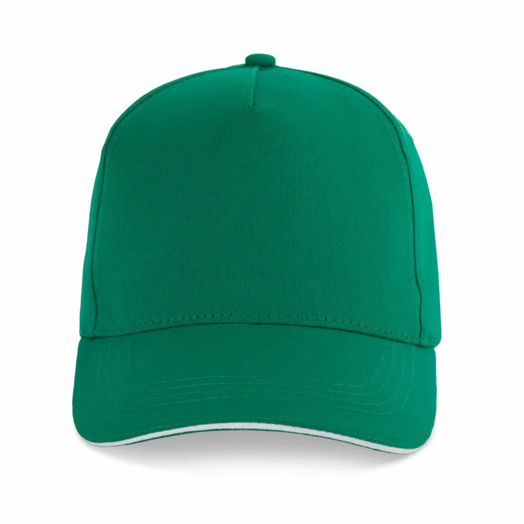 5-Panel Cap KP130 Bedrucken Baumwolle Sandwich-Peak One-size — Produktfoto 13