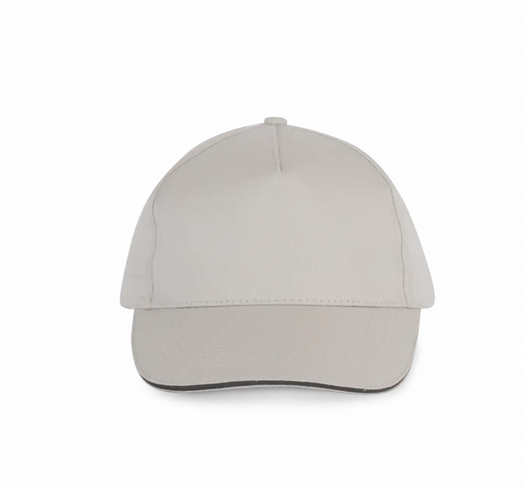 5-Panel Cap KP130 Bedrucken Baumwolle Sandwich-Peak One-size — Produktfoto 14