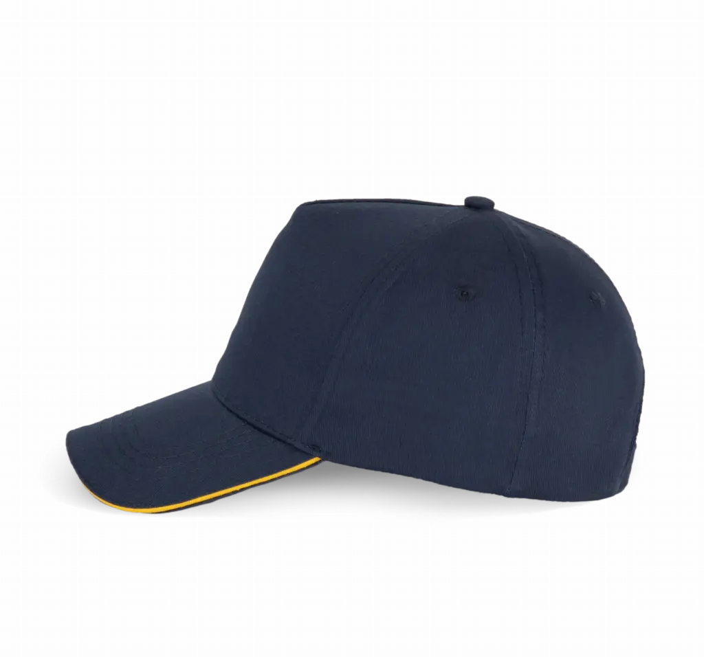 PS_KP130-S_NAVY-YELLOW - Hidalgo-werbeartikel Pet - 5 panelen, navy / yellow — productfoto 16