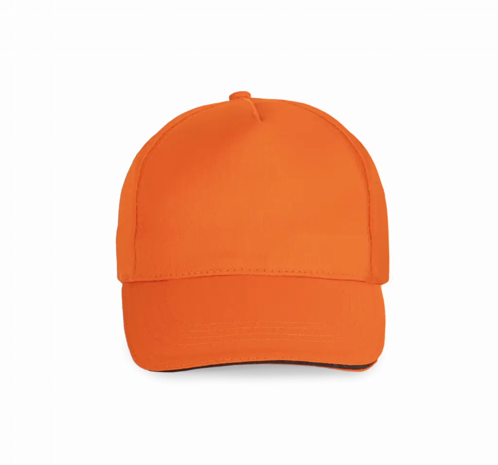 5-Panel Cap KP130 Bedrucken Baumwolle Sandwich-Peak One-size — Produktfoto 18