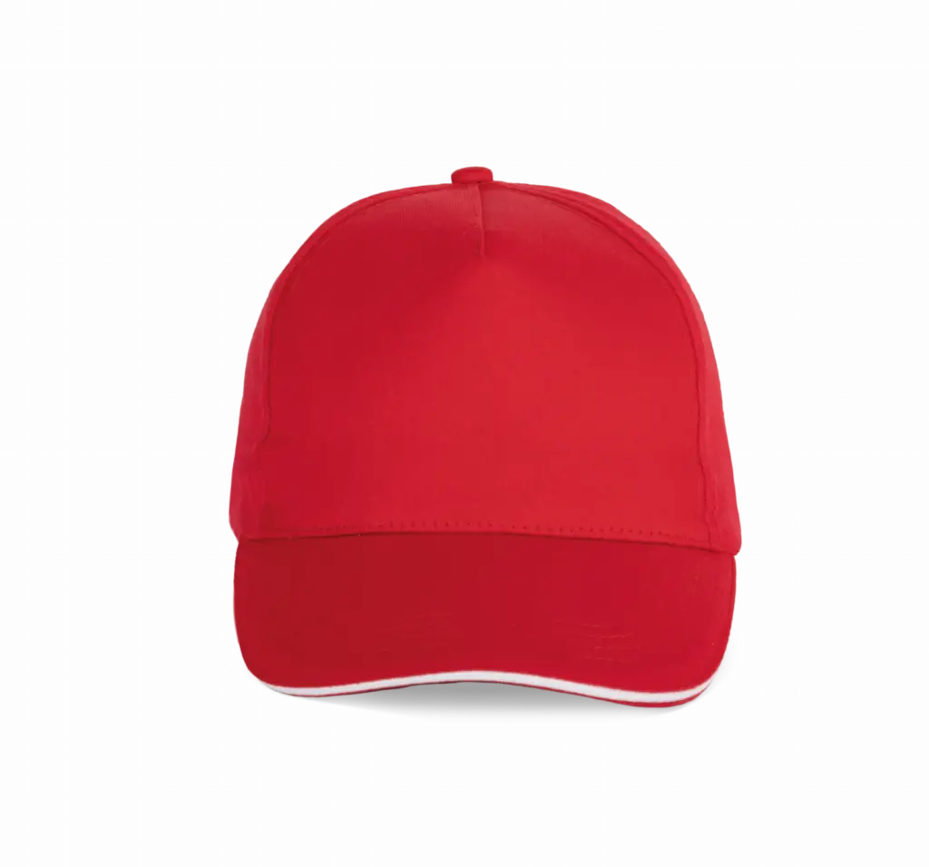 5-Panel Cap KP130 Bedrucken Baumwolle Sandwich-Peak One-size — Produktfoto 19