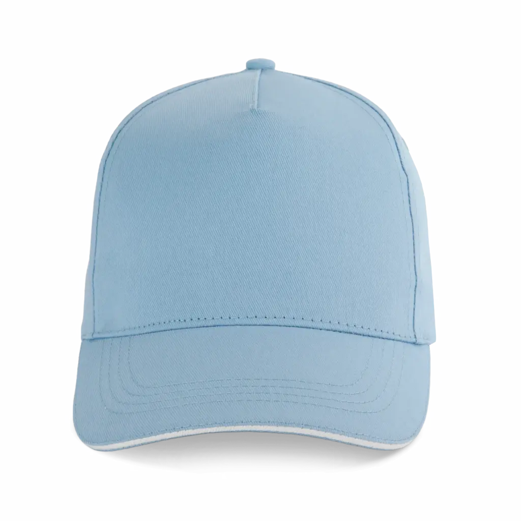 5-Panel Cap KP130 Bedrucken Baumwolle Sandwich-Peak One-size — Produktfoto 21