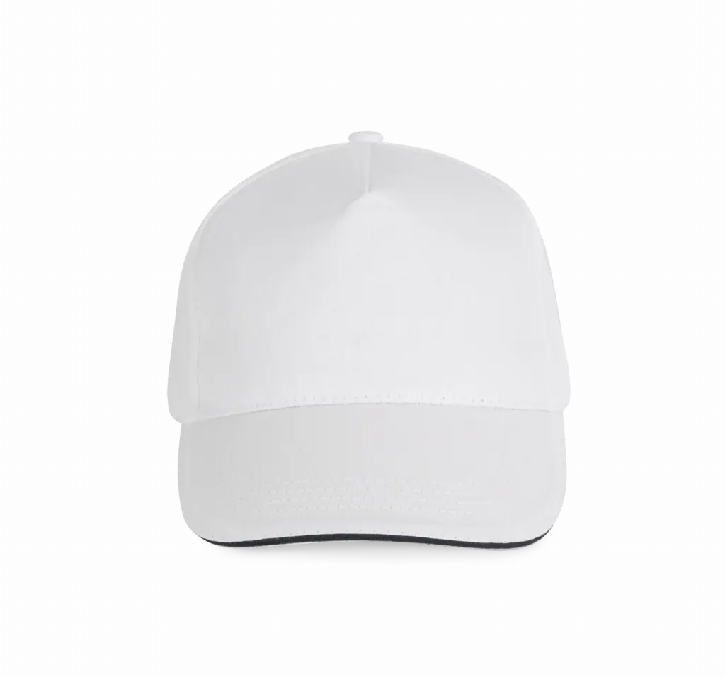 5-Panel Cap KP130 Bedrucken Baumwolle Sandwich-Peak One-size — Produktfoto 22