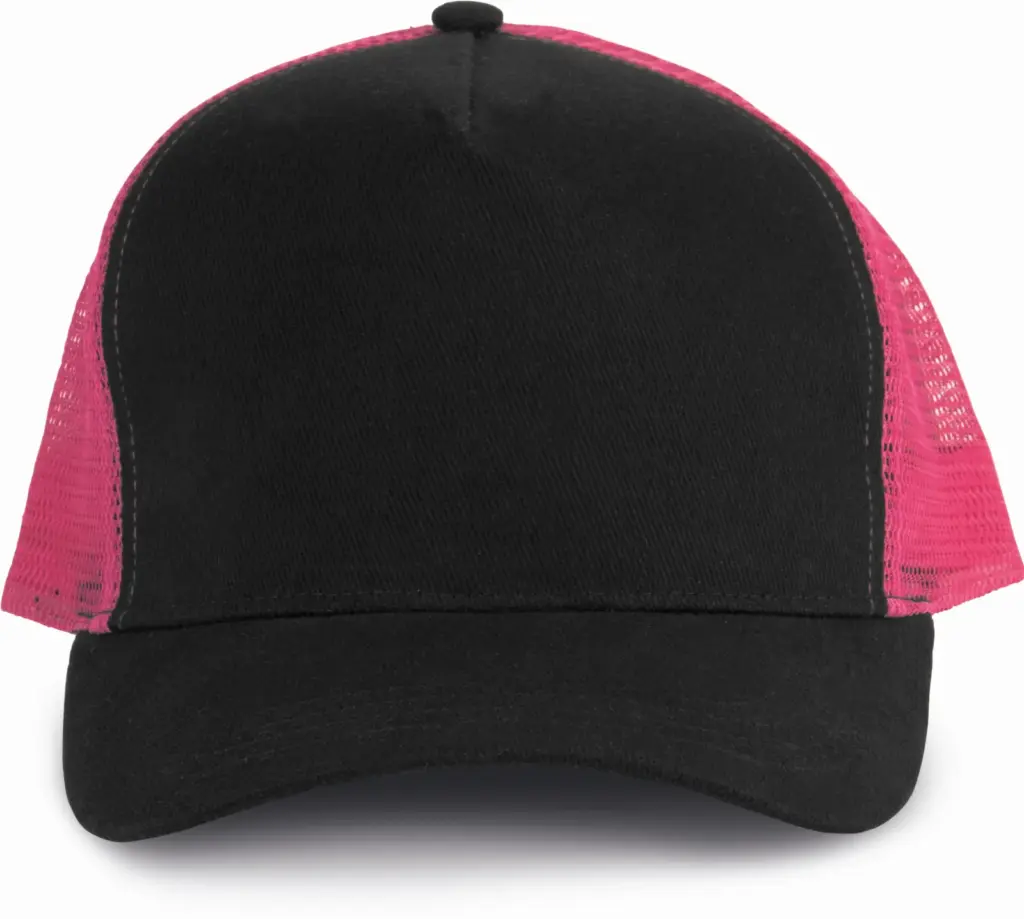 PS_KP137_BLACK-FUCHSIA - Hidalgo-werbeartikel Truckerpet - 5 panelen, black / fuchsia — productfoto 6