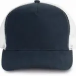 PS_KP137_NAVY-WHITE - Hidalgo-werbeartikel Truckerpet - 5 panelen, navy / white — productfoto 11