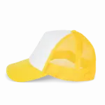PS_KP143-S_WHITE-SOLARYELLOW - Hidalgo-werbeartikel Kindertruckerpet - 5 Panelen, white / solar yellow — productfoto 22
