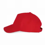PS_KP148-S_RED - Hidalgo-werbeartikel Kinderpet Met 5 Panelen En Contrasterende Bies — productfoto 10