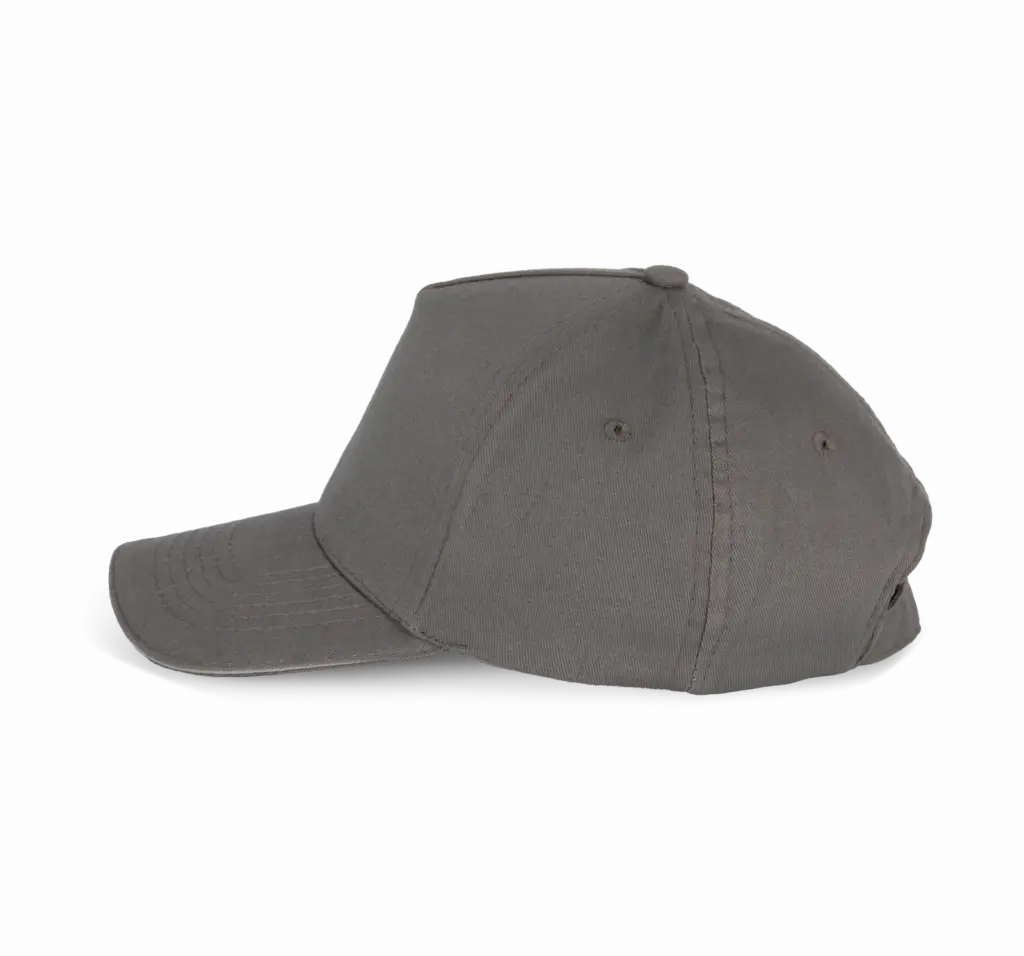 PS_KP148-S_SLATEGREY-LIGHTGREY - Hidalgo-werbeartikel Kinderpet Met 5 Panelen En Contrasterende Bies, slate grey / light grey — productfoto 12