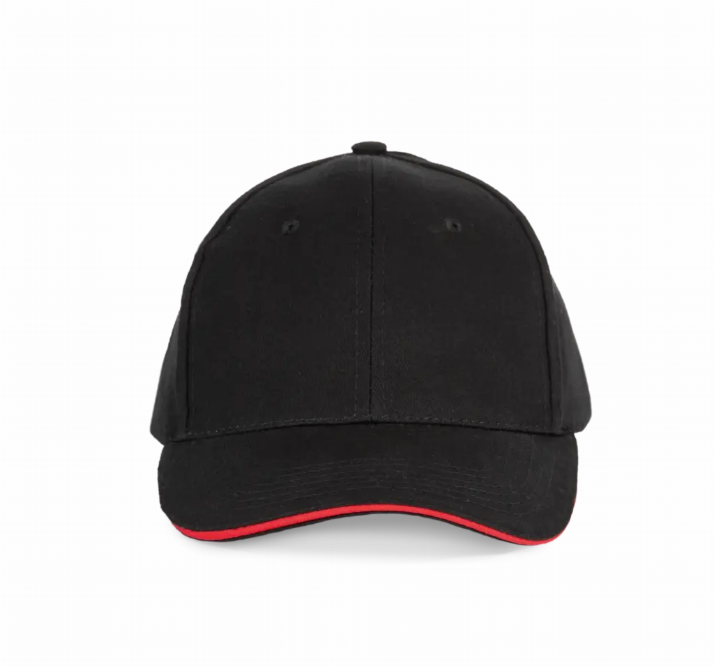 6-Panel Cap KP153 Bedrucken Twill Kontrastpaspel One-size — Produktfoto 7