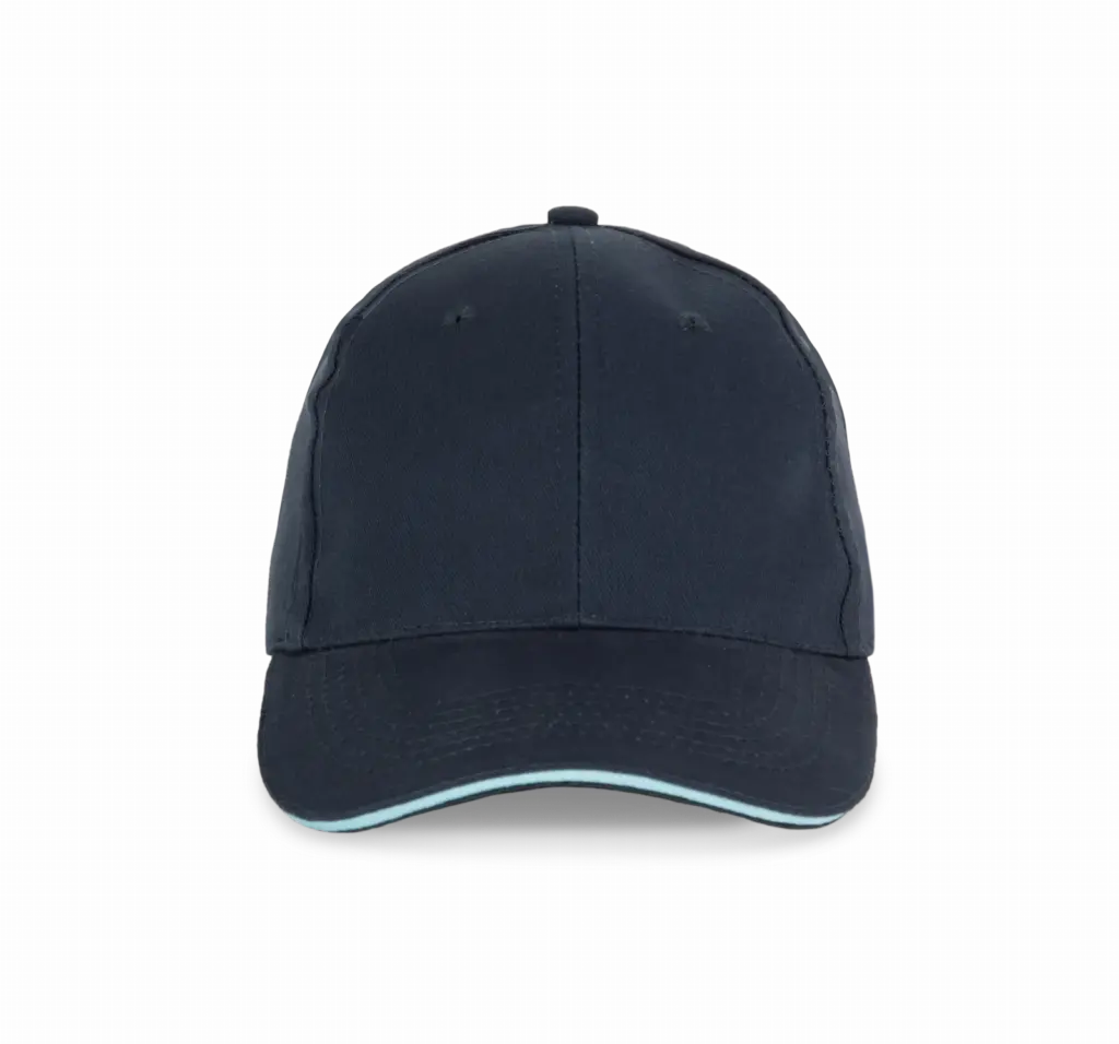 6-Panel Cap KP153 Bedrucken Twill Kontrastpaspel One-size — Produktfoto 12