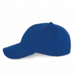 PS_KP153-S_ROYALBLUE-WHITE - Hidalgo-werbeartikel Pet Met 6 Panelen En Contrasterende Bies, royal blue / white — productfoto 14
