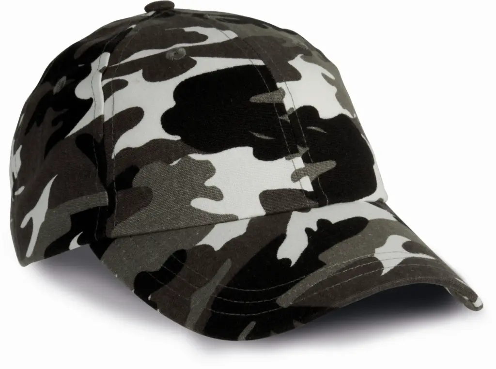 DAD CAP - 6 Panelen, grey camouflage — productfoto 9