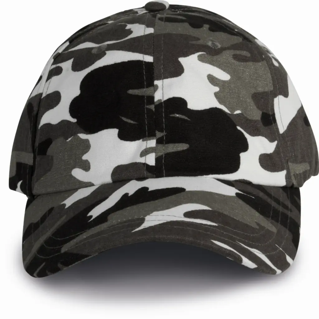 DAD CAP - 6 Panelen, grey camouflage — productfoto 19