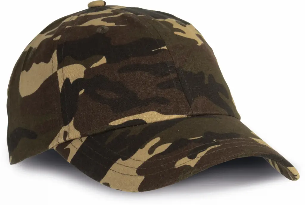 DAD CAP - 6 Panelen, khaki camouflage — productfoto 10