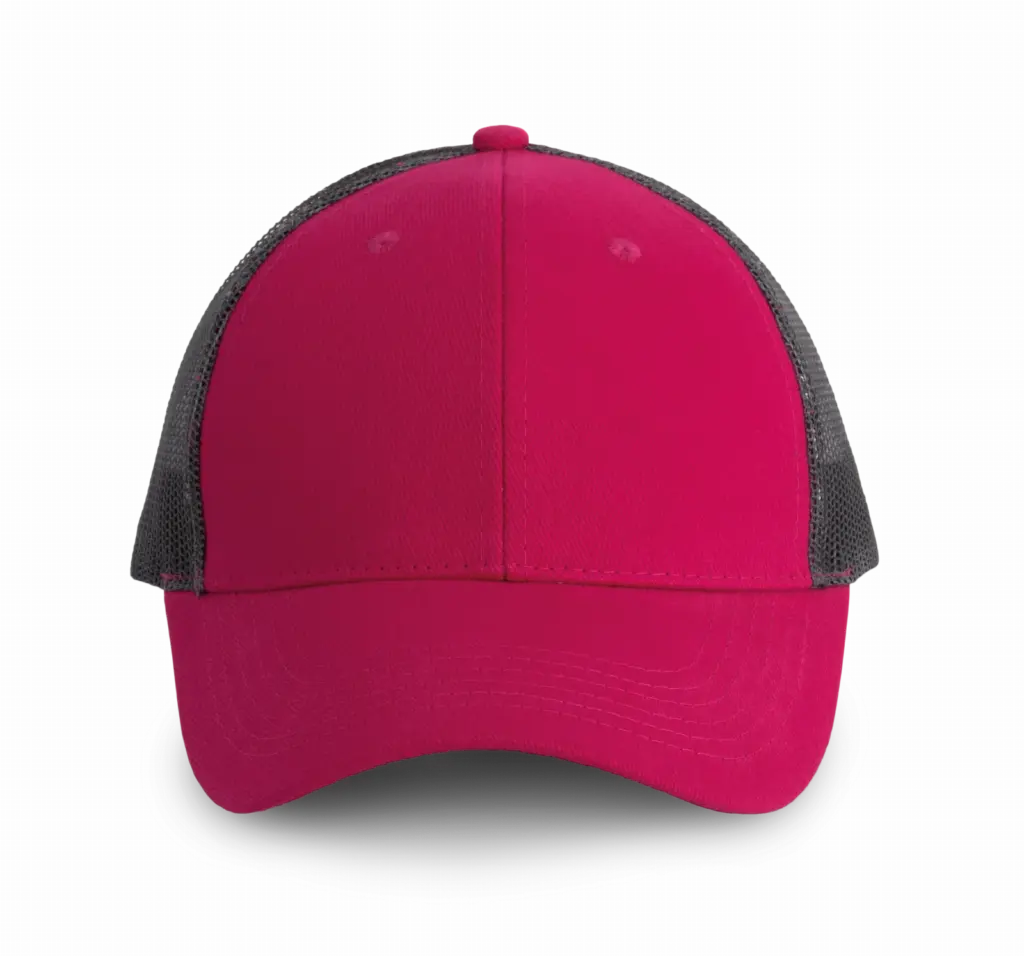 Truckerpet - 6 panelen, fuchsia / dark grey — productfoto 11