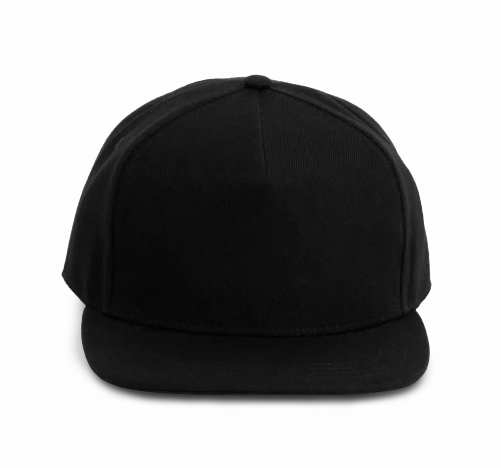 PS_KP159_BLACK - Hidalgo-werbeartikel Pet Snapback - 5 panelen, black — productfoto 5