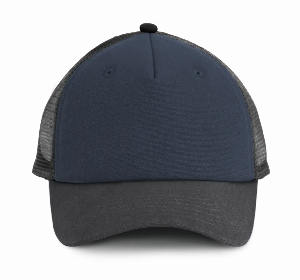 PS_KP170_RIVERBLUE-OBSCUREGREY-DARKGREY - Hidalgo-werbeartikel Truckerpet - 5 panelen, river blue / obscure grey / dark grey — productfoto 8