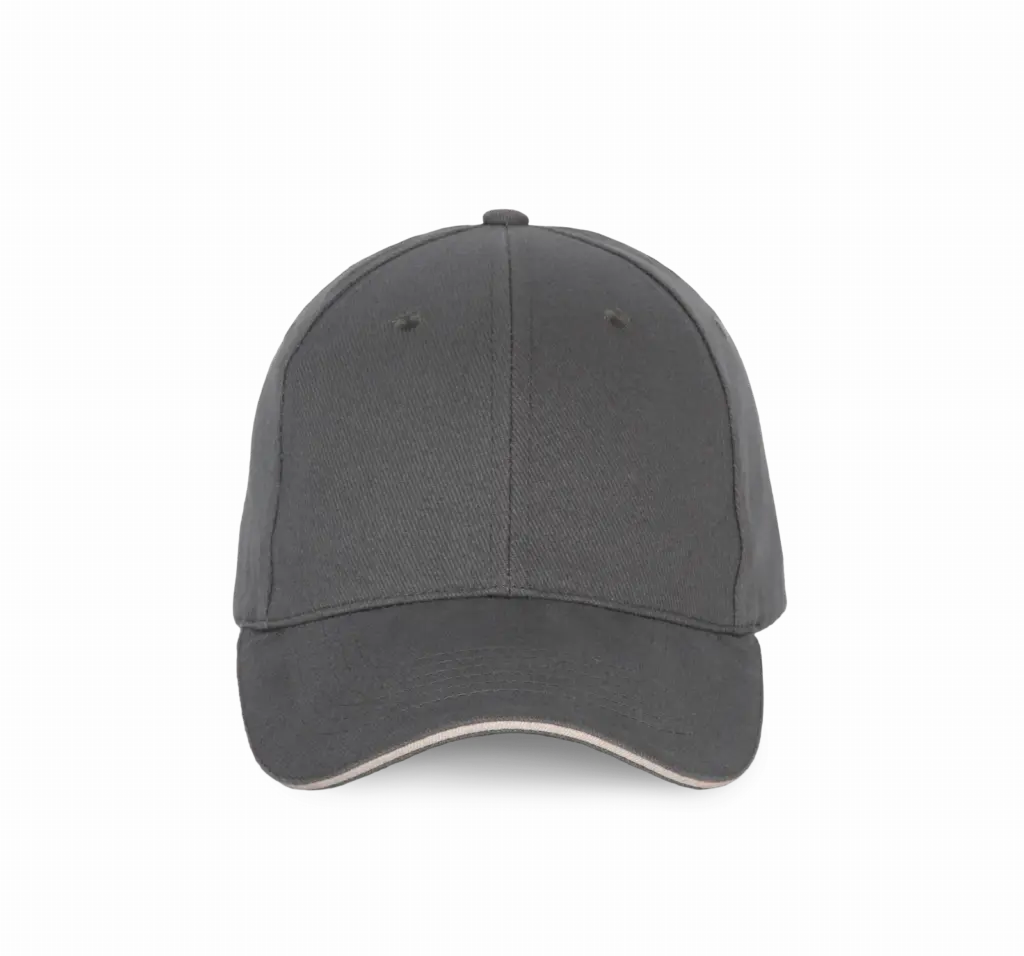 6-Panel Cap KP185 bedrucken Baumwolle Paspel One-size — Produktfoto 17