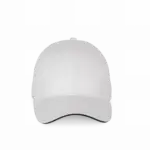 PS_KP185_WHITE-NAVY - Hidalgo-werbeartikel Pet met contrastbies - 6 panelen, white / navy — productfoto 16