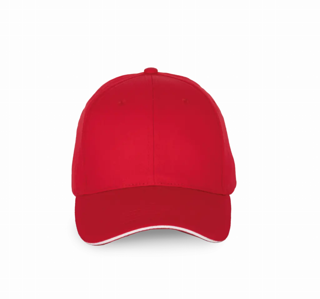 Pet met contrastererende bies  - 6 panelen, red / white — productfoto 11