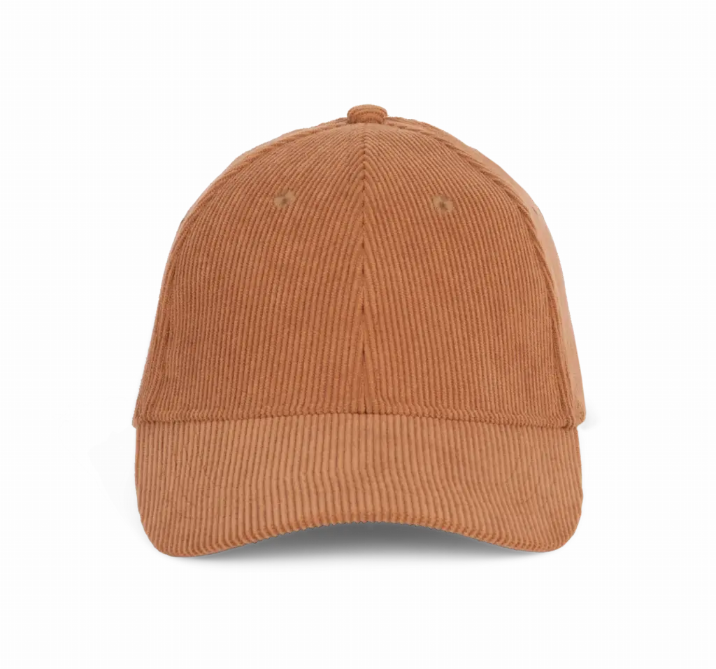Corduroy Cap KP193 6-Panel bedrucken Retro Gebogen One-size — Produktfoto 8
