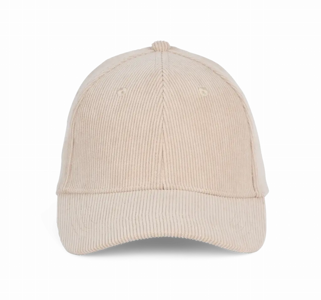 Corduroy Cap KP193 6-Panel bedrucken Retro Gebogen One-size — Produktfoto 9