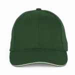 Baseballpet - 6 panelen, forest green / beige — productfoto 11