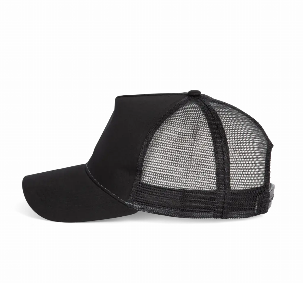 PS_KP225-S_BLACK - Hidalgo-werbeartikel Truckerpet - 5 panelen, black — productfoto 5