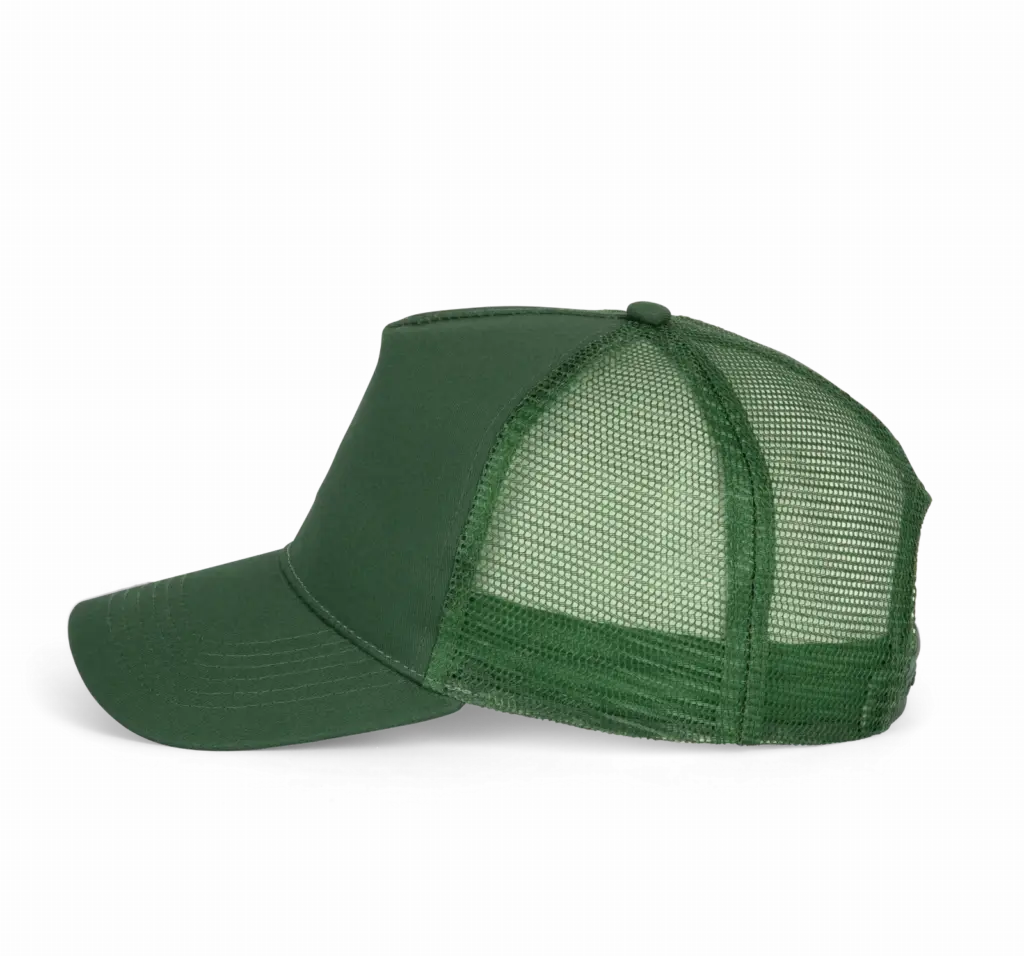 PS_KP225-S_FORESTGREEN - Hidalgo-werbeartikel Truckerpet - 5 panelen, forest green — productfoto 9