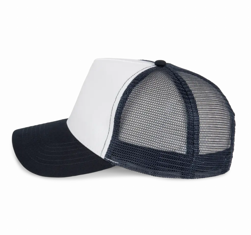 PS_KP225-S_NAVY-WHITE - Hidalgo-werbeartikel Truckerpet - 5 panelen, navy / white — productfoto 11