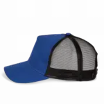 PS_KP225-S_ROYALBLUE-BLACK - Hidalgo-werbeartikel Truckerpet - 5 panelen, royal blue / black — productfoto 14