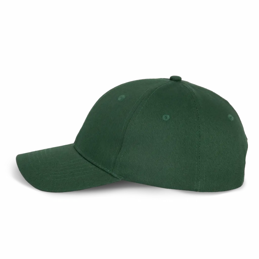 Pet van gerecycled polyester en katoen K-loop  tracking - 6 panelen, forest green — productfoto 8