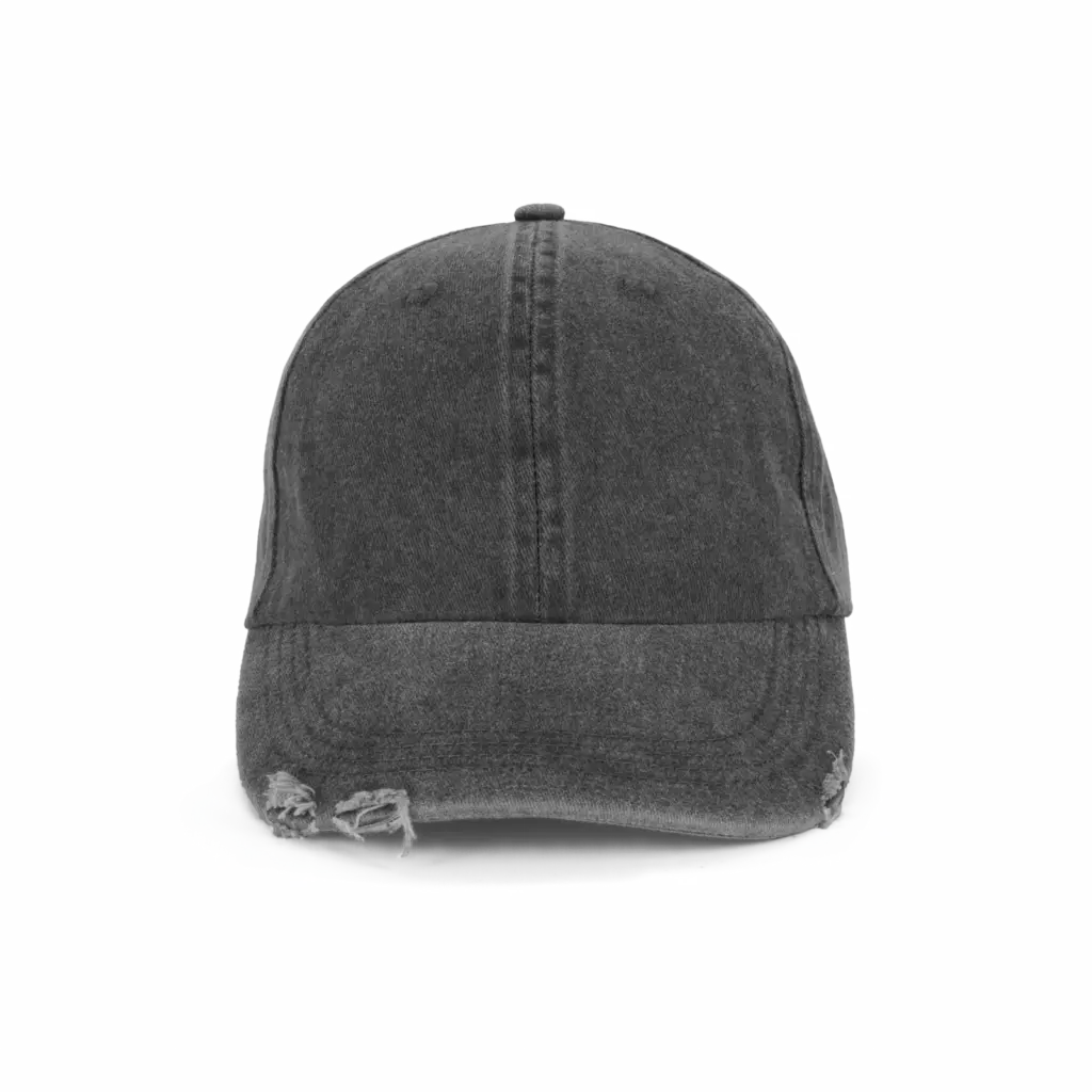 Custom Distressed Washed 6-Panel Cap KP235 One-size — product photo 6