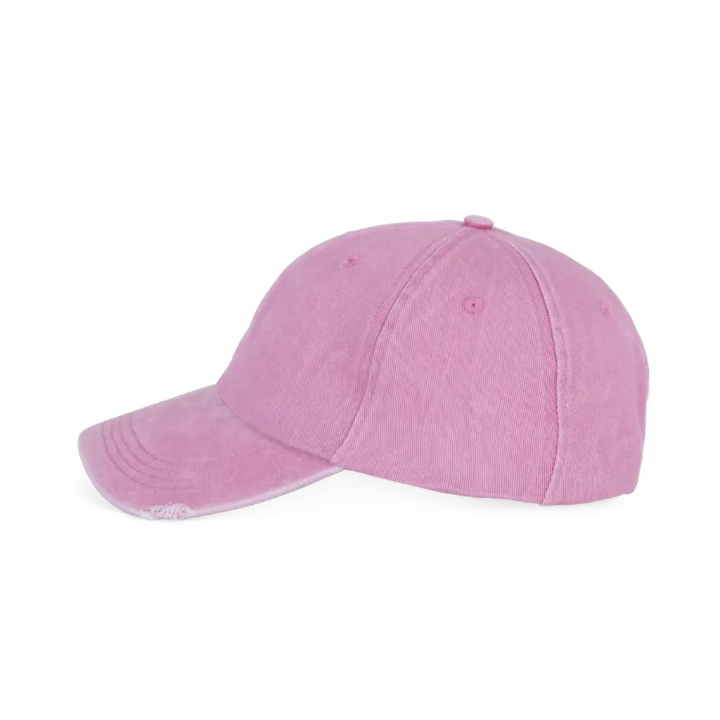 Gescheurde verwassen pet, washed dark pink — productfoto 7