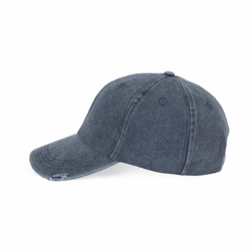 Gescheurde verwassen pet, washed navy — productfoto 10