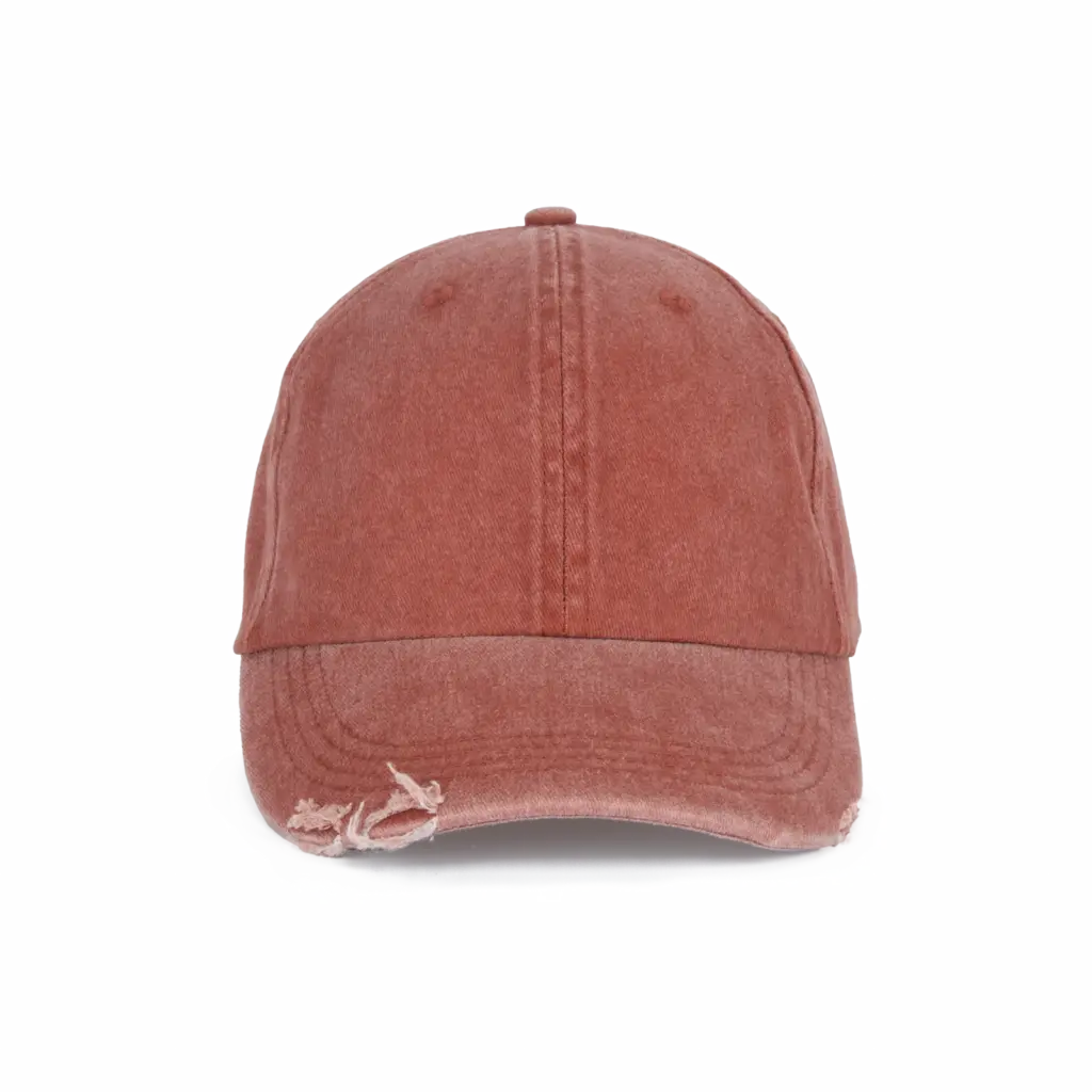 Custom Distressed Washed 6-Panel Cap KP235 One-size — product photo 12