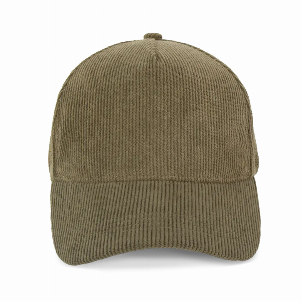 Custom Corduroy Cap KP250 5-Panel Adjustable One-Size — product photo 6
