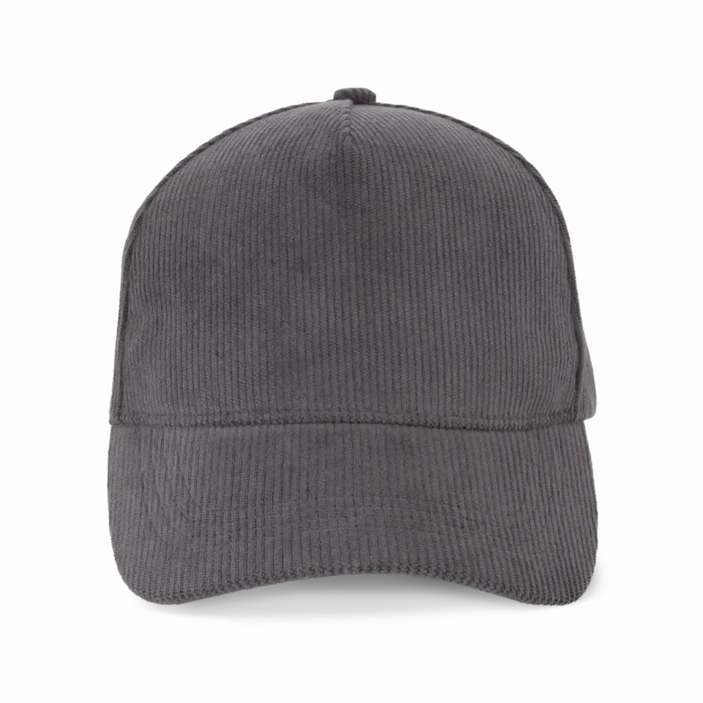 Custom Corduroy Cap KP250 5-Panel Adjustable One-Size — product photo 10