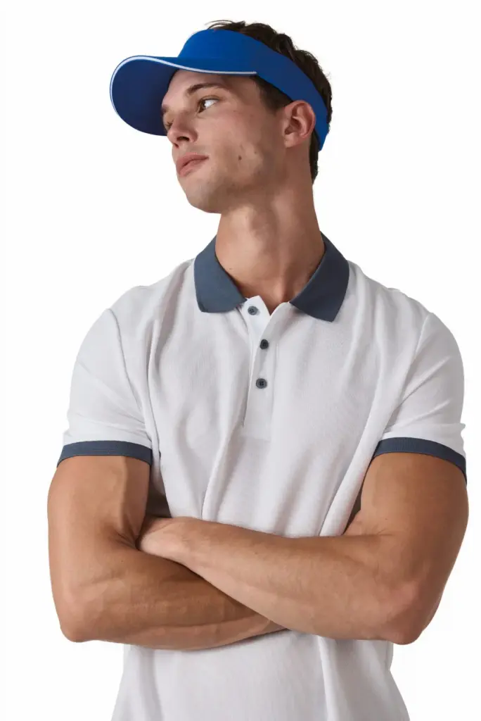 Sportieve katoenen zonneklep — productfoto 3