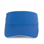 Sportieve katoenen zonneklep, nebulas blue / white — productfoto 7